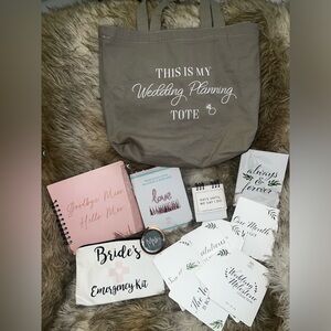 Wedding Planning Tote Bag & Accessories